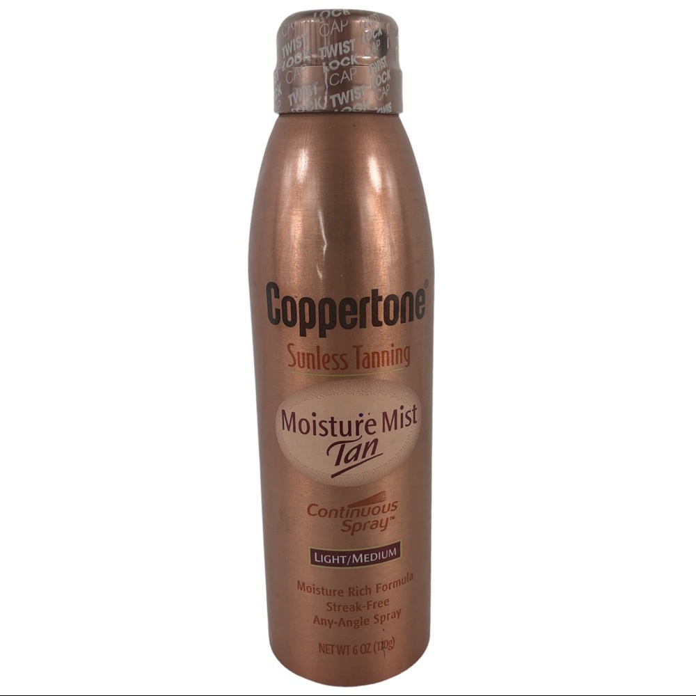 🆕 Coppertone Sunless Tanning Moisture Mist Tan Light/Medium